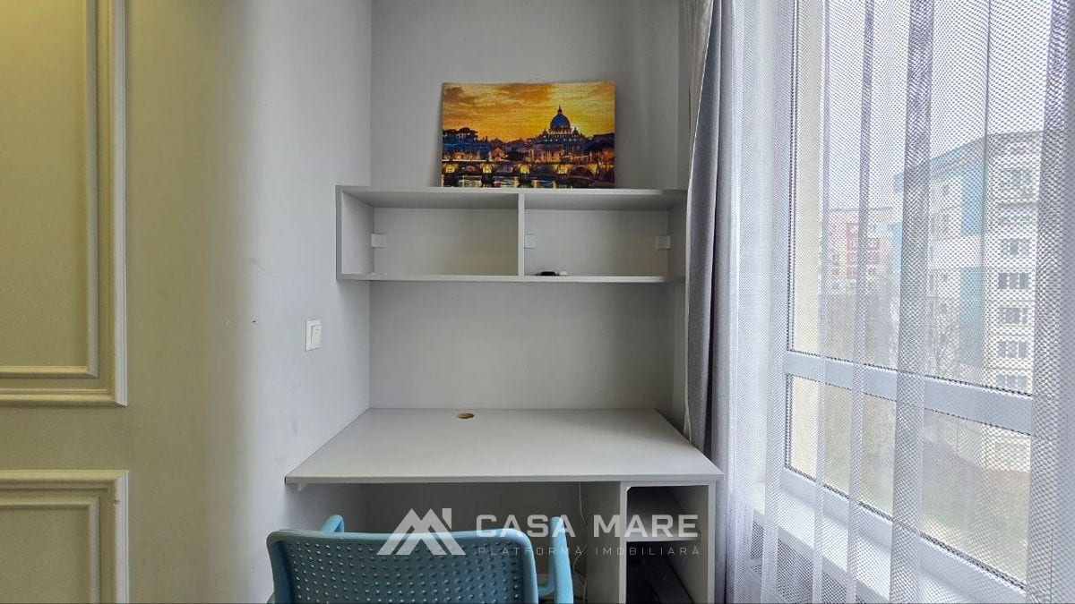 1-комнатная квартира, 55 м², Чеканы, Кишинёв 9