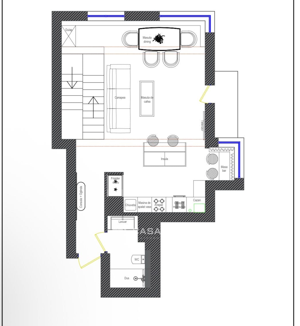 4-комнатная квартира, 195 м², Унгены 2