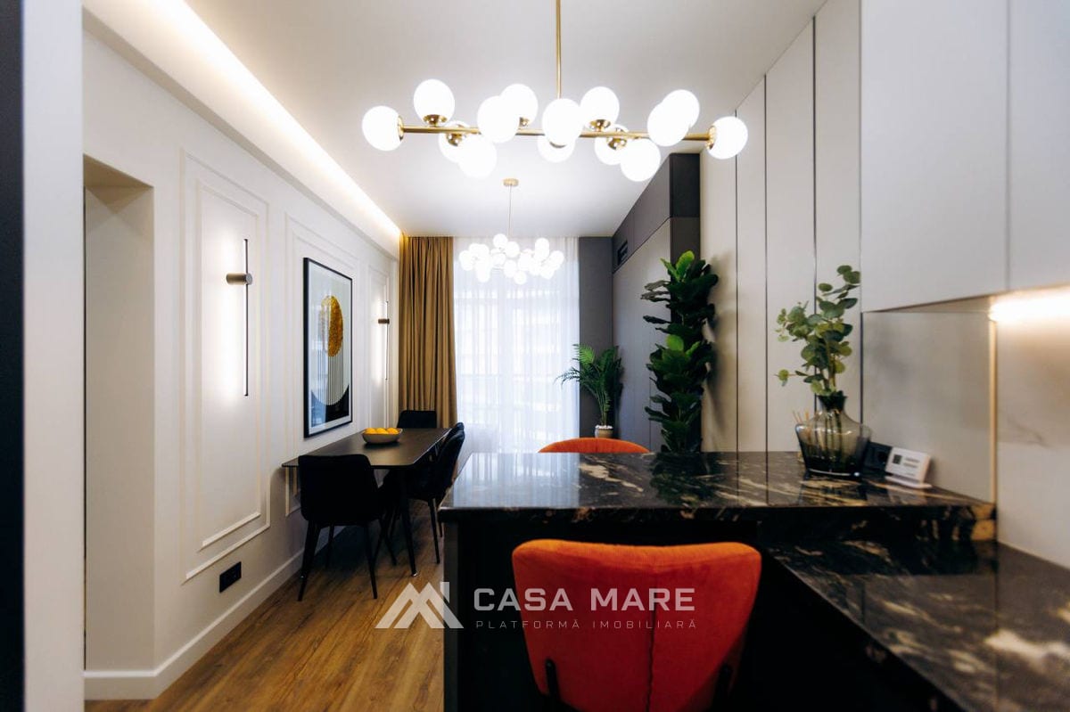 3-комнатная квартира, 91 м², Рышкановка, Кишинёв 3