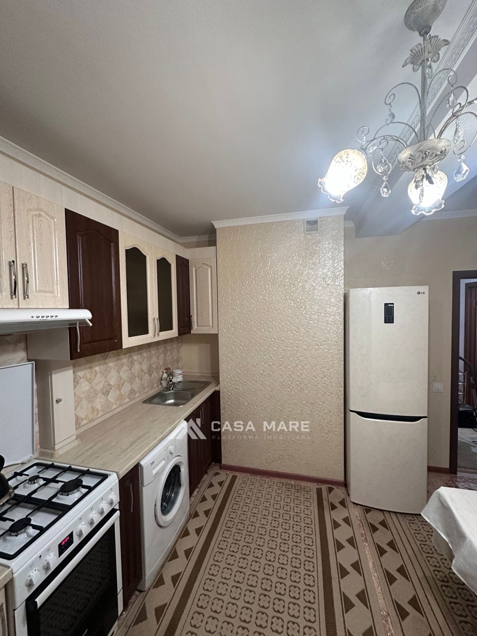 1-комнатная квартира, 42 м², Чеканы, Кишинёв 3