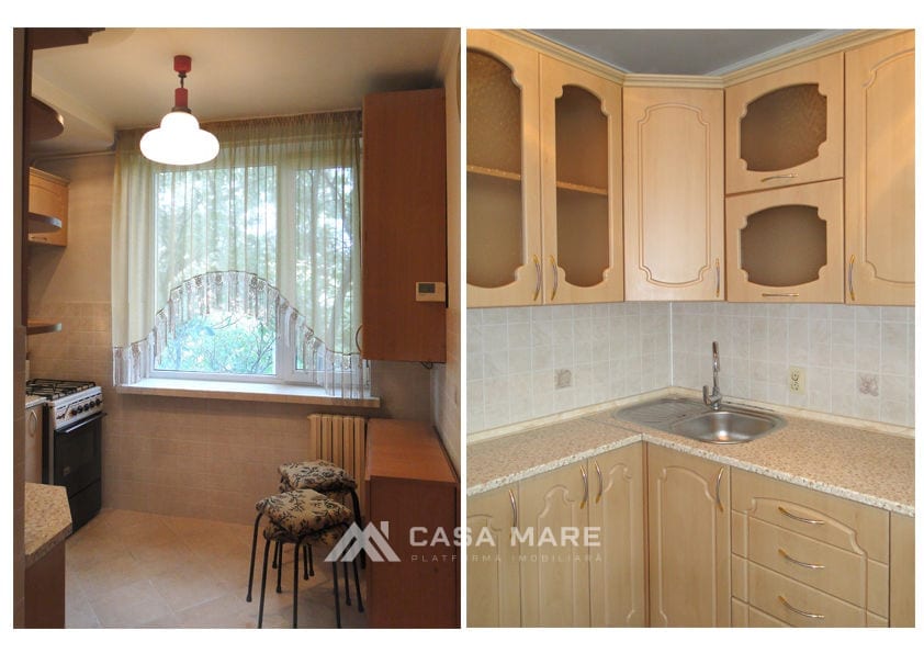 2-комнатная квартира, 46 м², Рышкановка, Кишинёв 4
