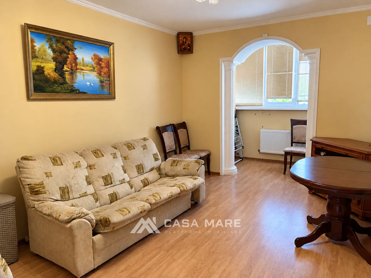 2-комнатная квартира, 80 м², Центр, Кишинёв 3