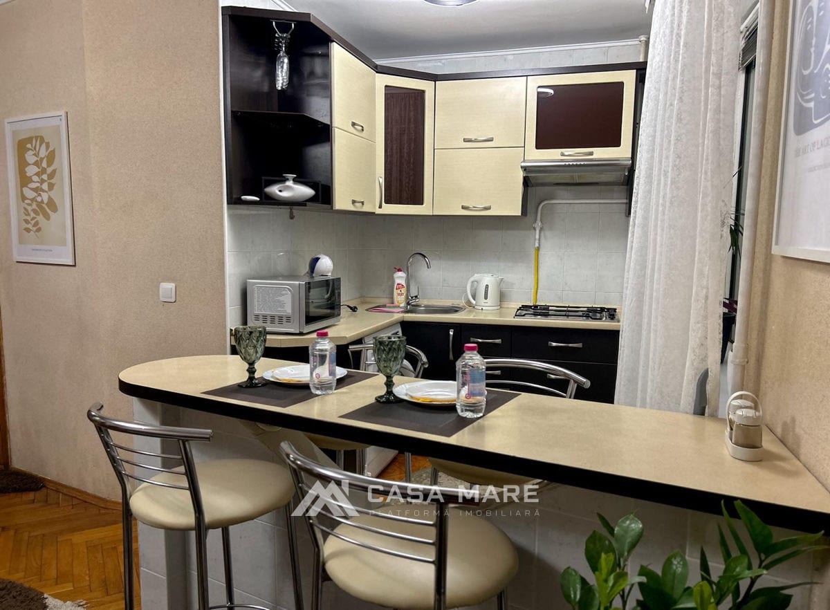 1-комнатная квартира, 50 м², Рышкановка, Кишинёв 4