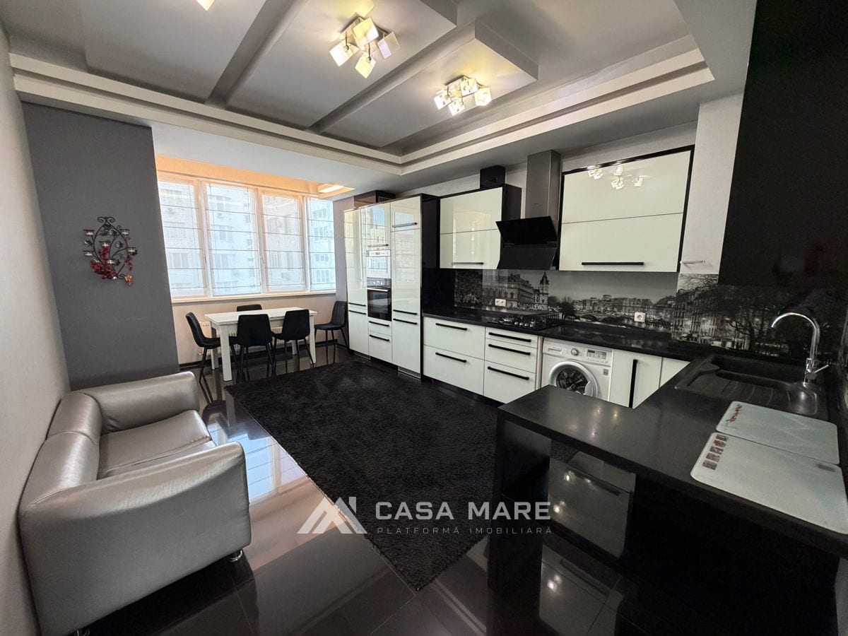 2-комнатная квартира, 120 м², Рышкановка, Кишинёв 7