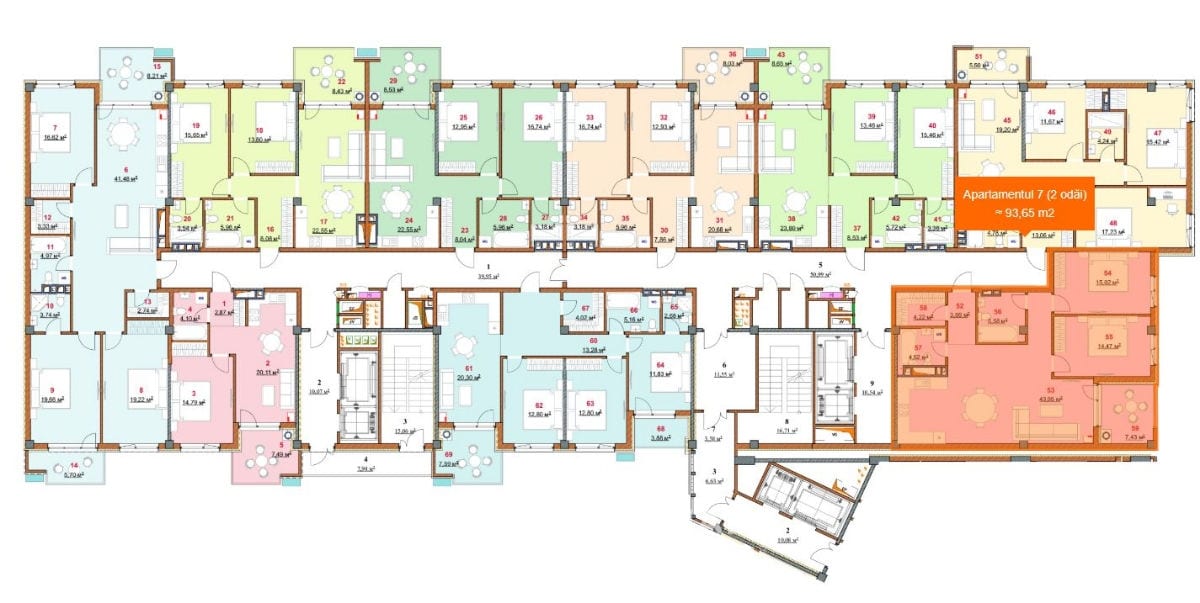 Apartament cu 3 camere, 94 m², Botanica, Chișinău 3