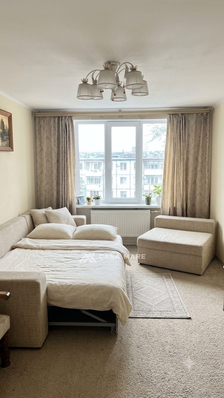 Apartament cu 2 camere, 48 m², Buiucani, Chișinău 2