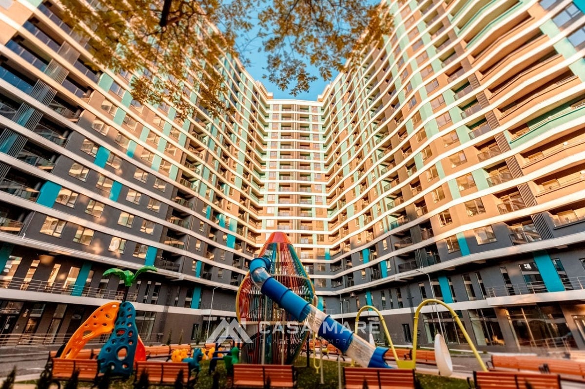 3-комнатная квартира, 84 м², Рышкановка, Кишинёв 1