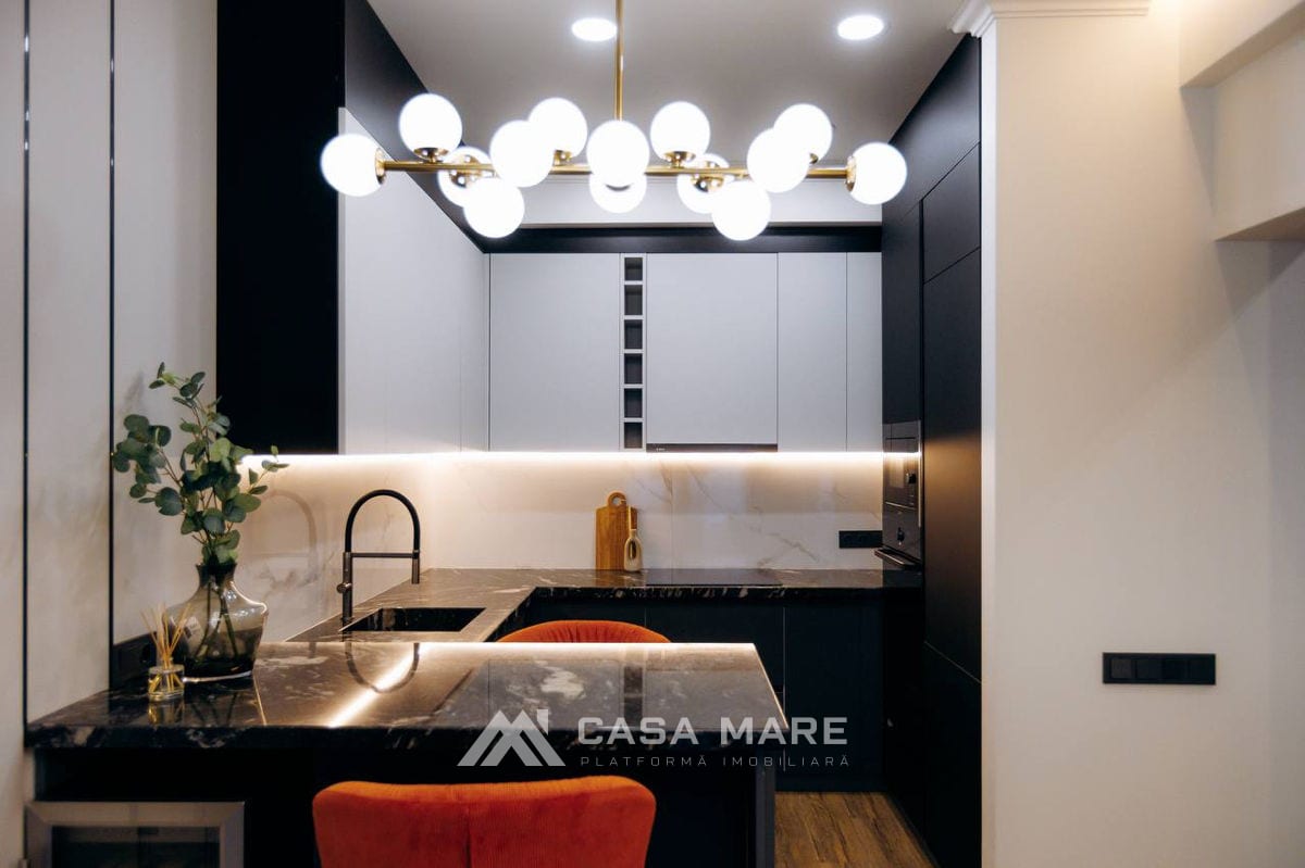 3-комнатная квартира, 91 м², Рышкановка, Кишинёв 8