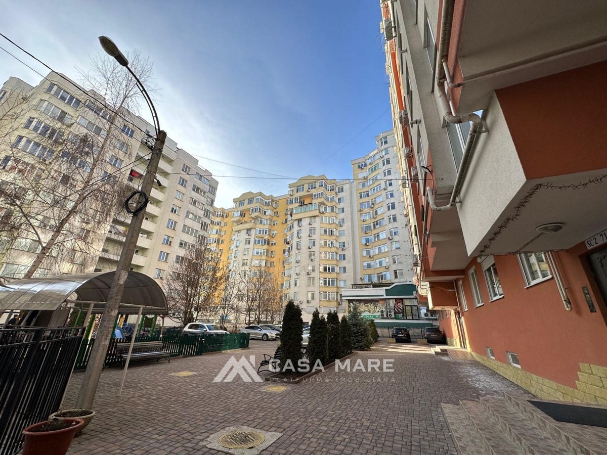 1-комнатная квартира, 50 м², Буюканы, Кишинёв 10