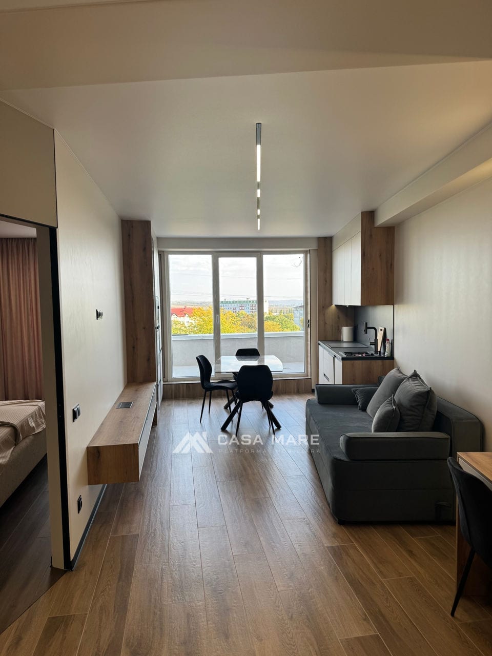 1-комнатная квартира, 52 м², Чеканы, Кишинёв 3