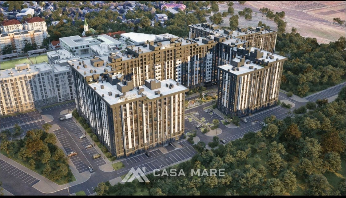 1-комнатная квартира, 49 м², Дурлешты 3