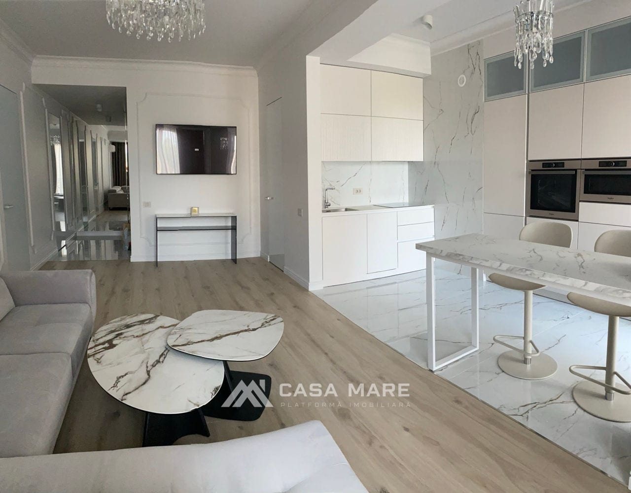 2-комнатная квартира, 77 м², Центр, Кишинёв 5