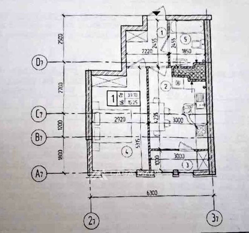 Apartament cu 1 cameră, 39 m², Botanica, Chișinău 2