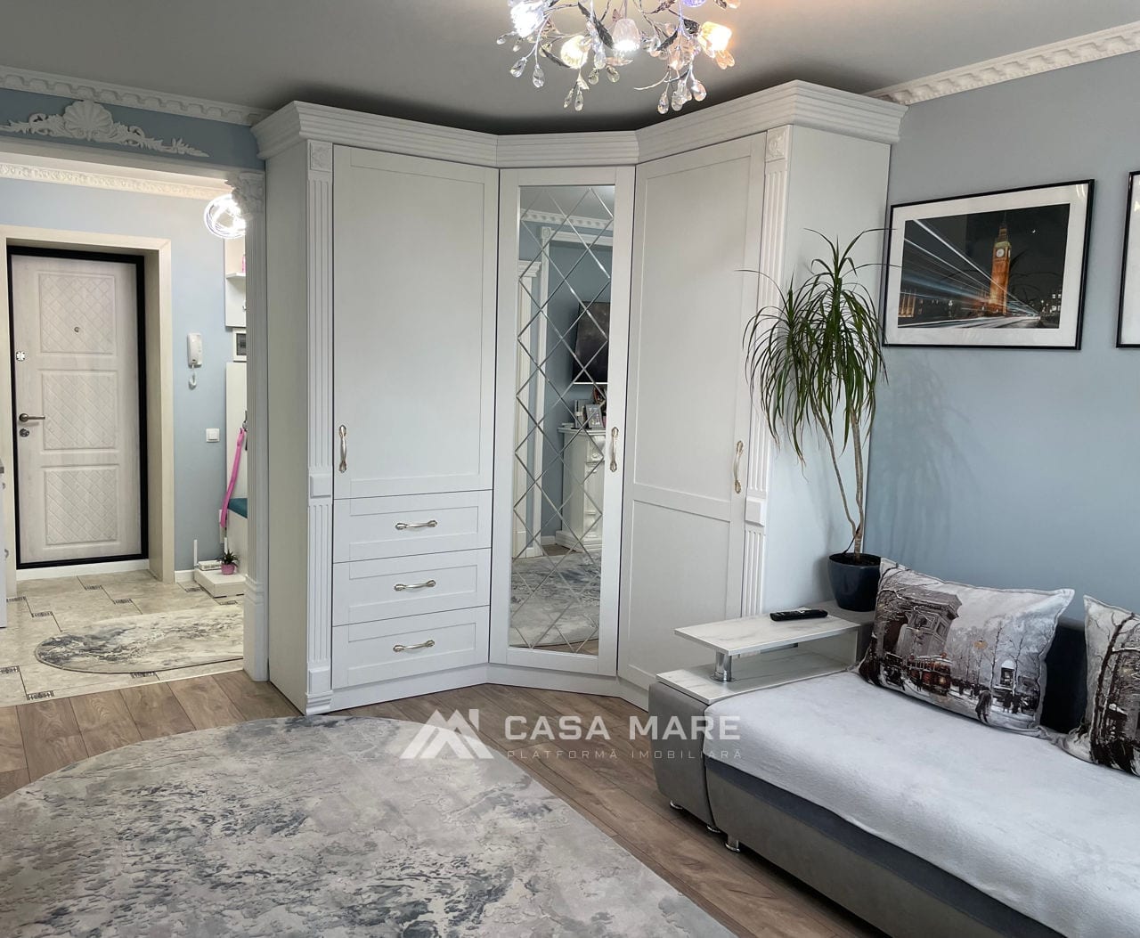 2-комнатная квартира, 62 м², БАМ, Bălți 5