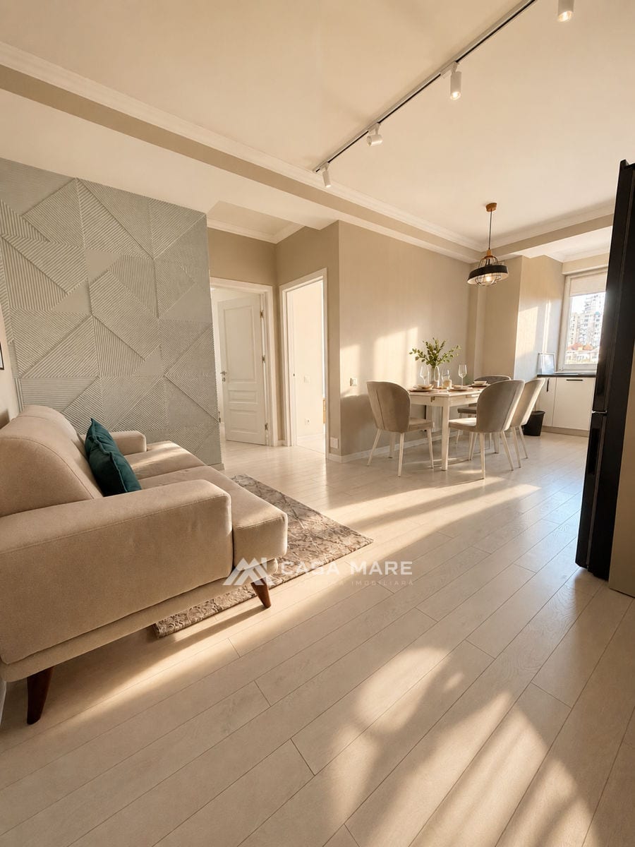 2-комнатная квартира, 64 м², Рышкановка, Кишинёв 6