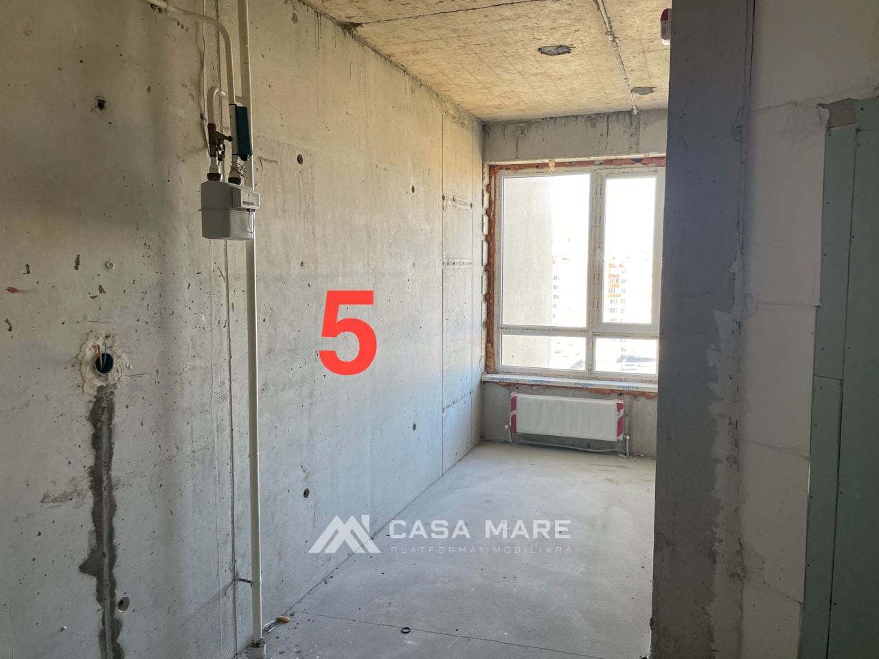 3-комнатная квартира, 86 м², Чеканы, Кишинёв 7