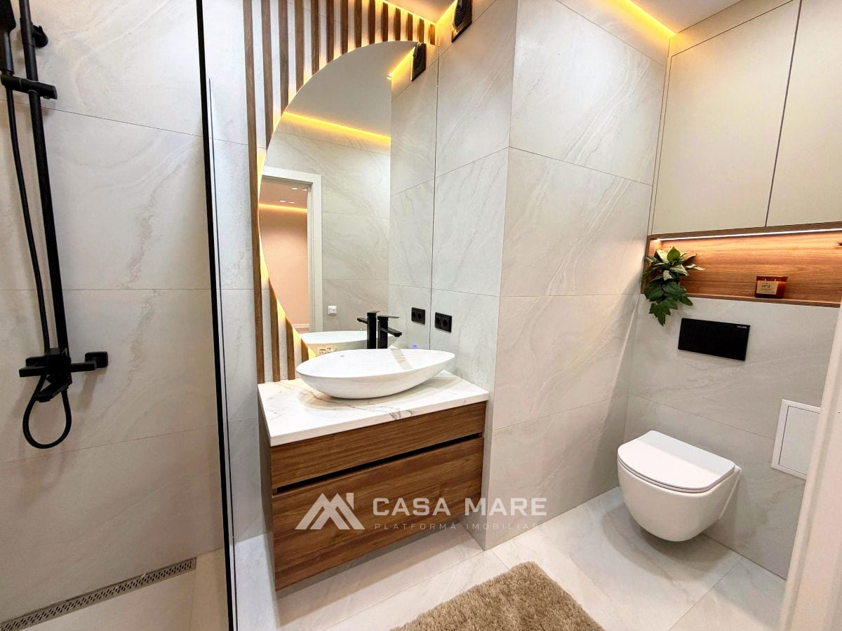 1-комнатная квартира, 49 м², Чеканы, Кишинёв 7