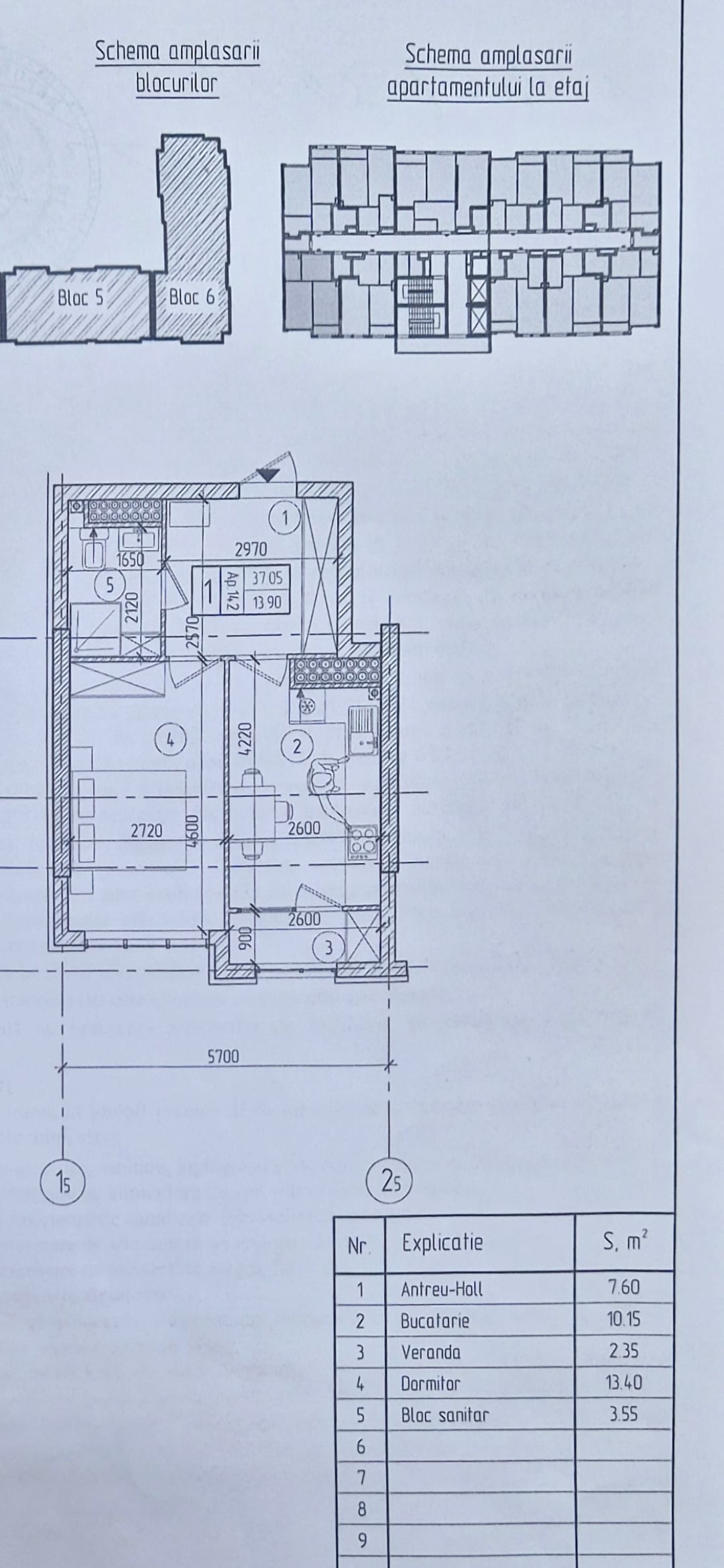 Apartament cu 1 cameră, 41 m², Botanica, Chișinău