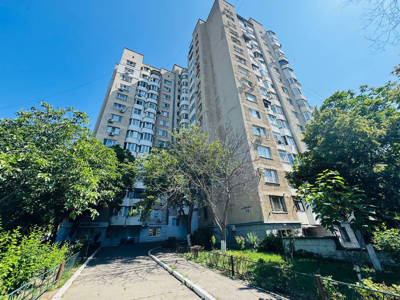 Apartament cu 2 camere, 47 m², Chișinău