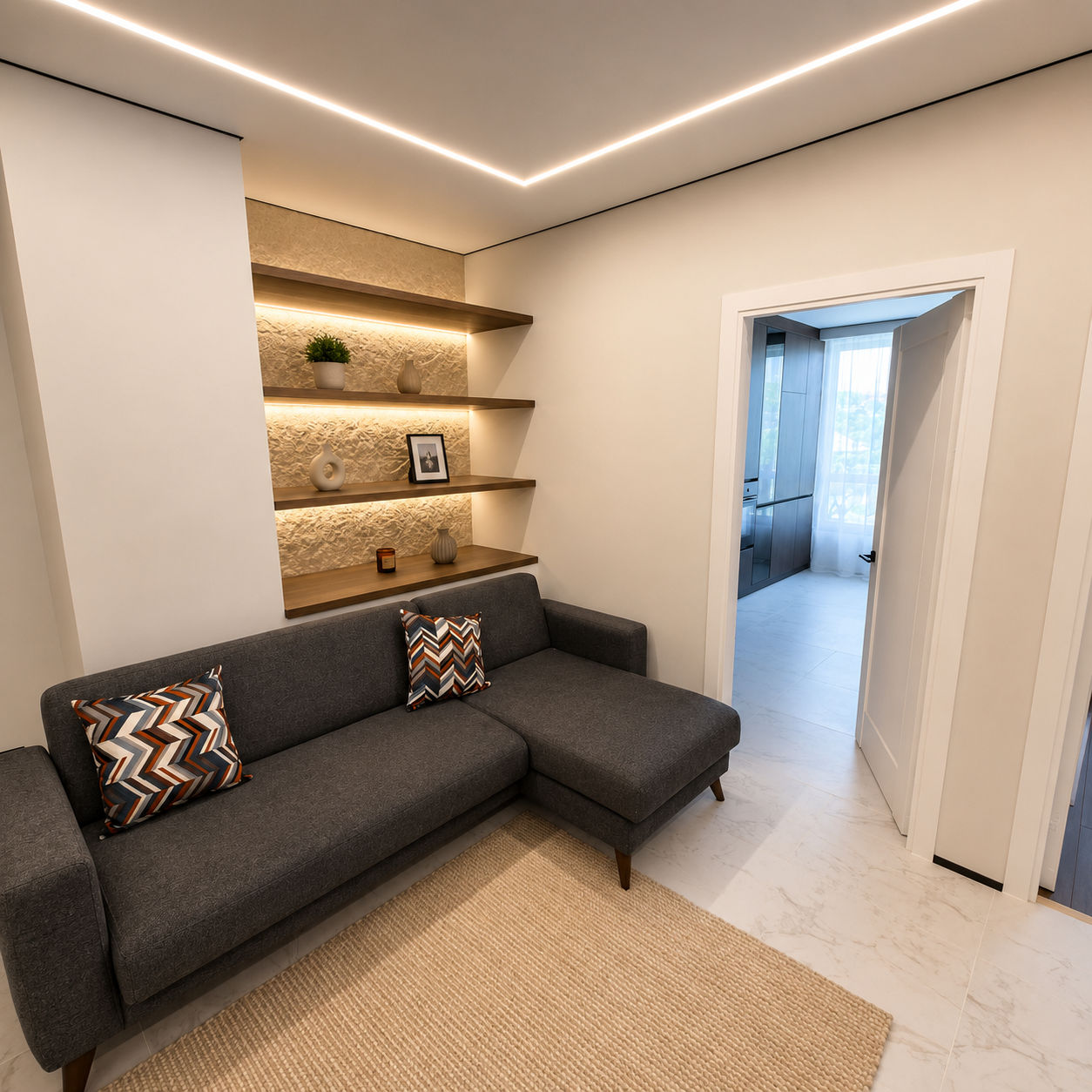 Apartament cu 2 camere, 71 m², Ghidighici