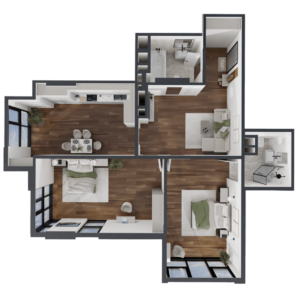 Apartament 70.07 m²