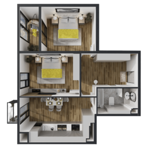 Apartament 58.2 m²