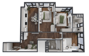 Apartament 83.11 m²