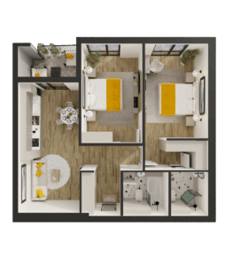 Apartament 66.79 m²