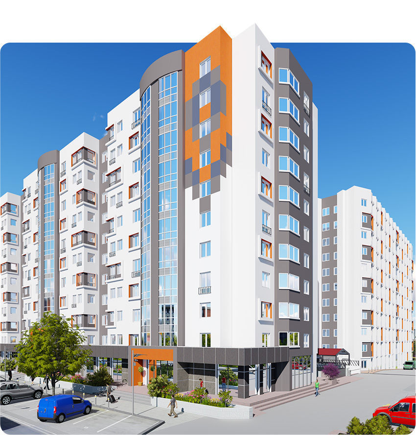 Apartament cu 1 cameră, 44 m², Botanica, Chișinău