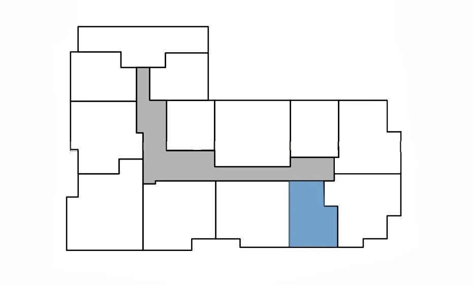 Amplasare pe etaj · 1 cameră · 42.5 m²