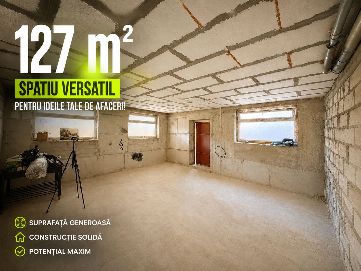Spațiu comercial, 127 m², Stăuceni