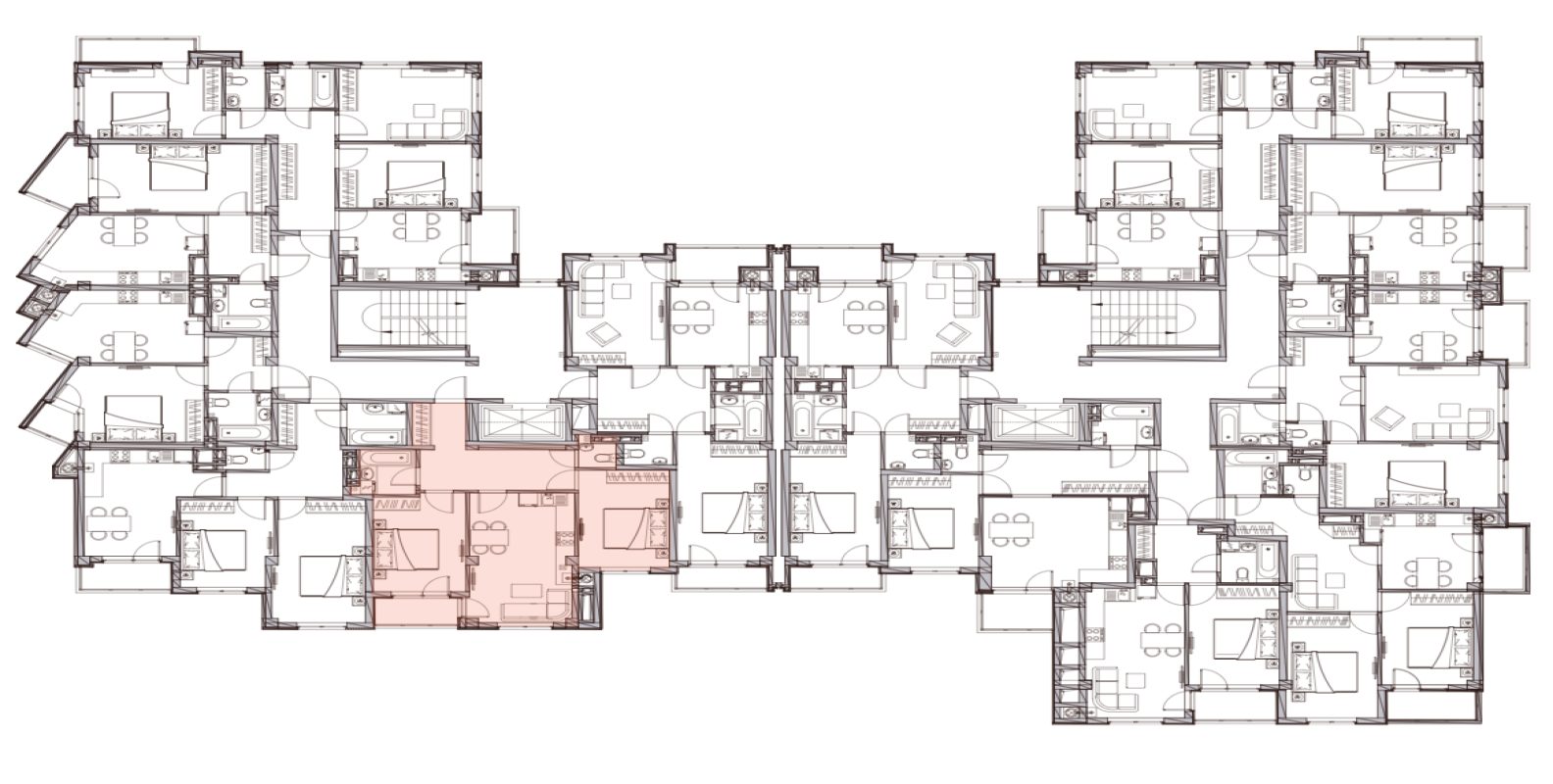Amplasare pe etaj · Apartament · 65.65 m²