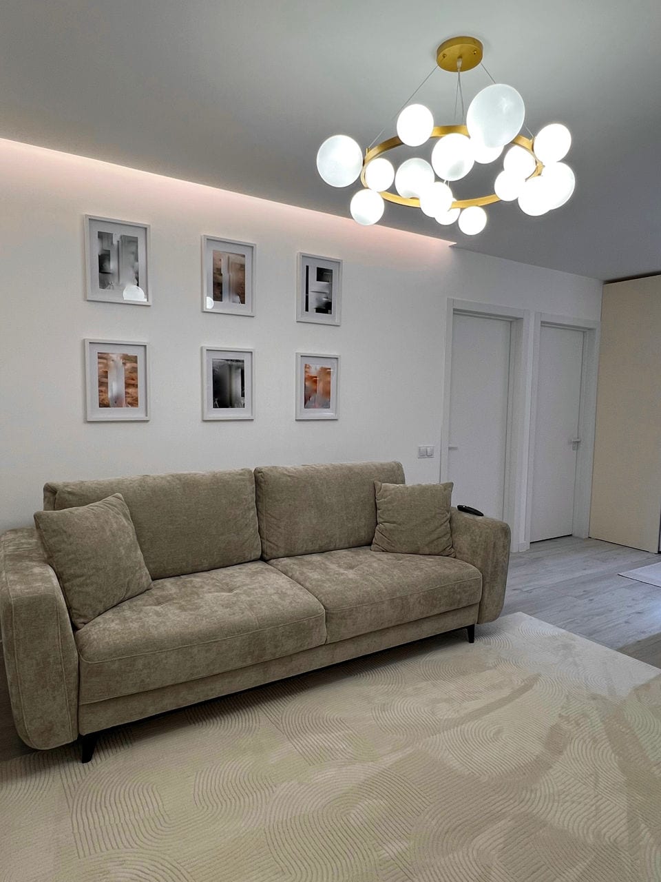 Apartament cu 2 camere, 68 m², Durlești