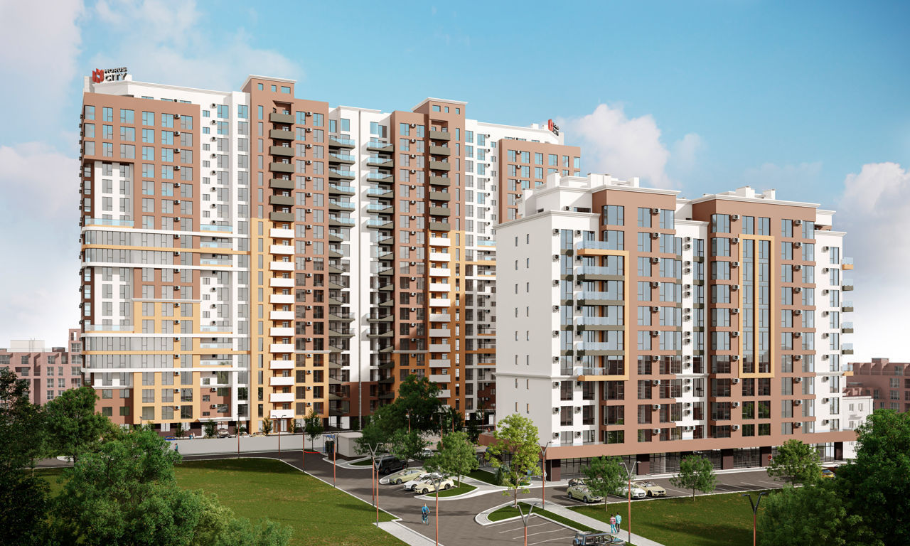 Apartament cu 2 camere, 66 m², Râșcani, Chișinău
